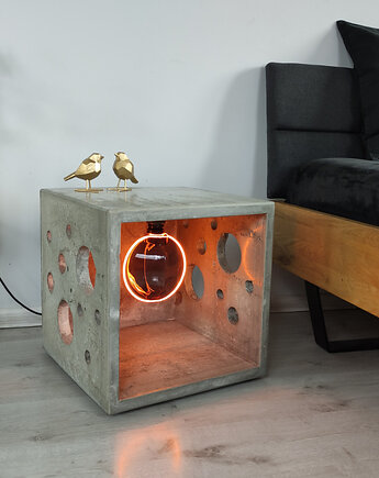 Lampa LED betonowa Crystal Shine, MODERN CREATOR