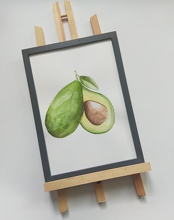 Akwarela avocado, Wiktoria Borys Art