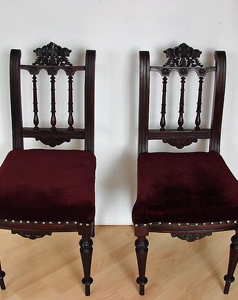 Para krzeseł XIX wiek , Relikt design