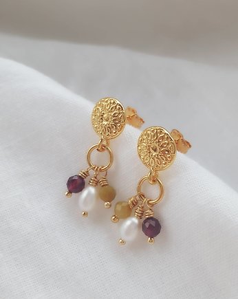 Kolczyki z kamieniami boho, MiO sasso