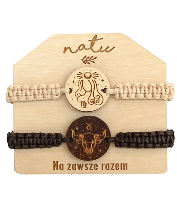 Bransoletki dla pary ZNAK ZODIAKU, Natu Artwork