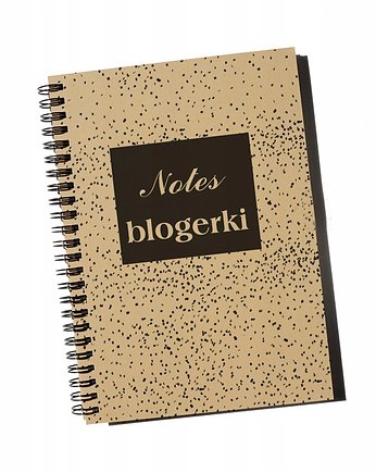 Notes blogerki, notatnik, papier z recyklingu, Sowia Aleja
