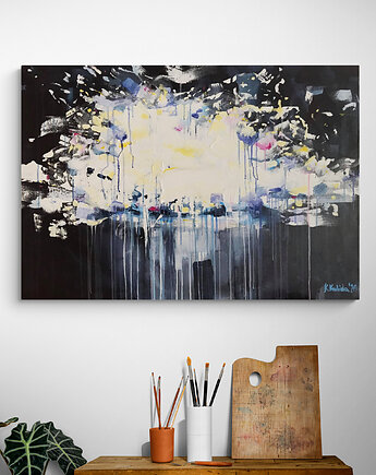 Obraz na zamówienie kupującego - Chmura - 70x100 cm, Kasia Kulicka