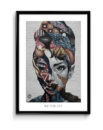 Plakat New York City AUDREY, OSOBY - Prezent dla siostry