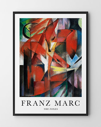 Plakat Franz Marc The Foxes, HOG STUDIO