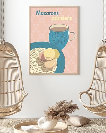 Makaroniki - plakat fine art 50x70 cm, minimalmill