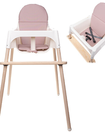 Poduszka do krzesełka IKEA Antilop - BRUDNY RÓŻ, aMami dladzieci
