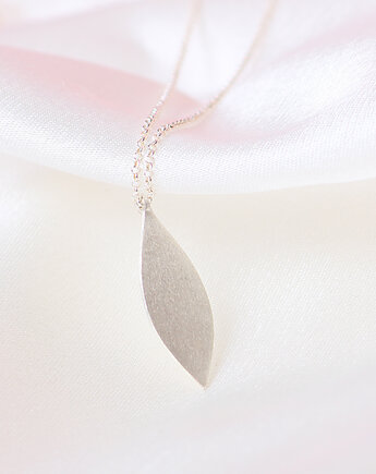 Naszyjnik "Srebrny Listek" - kolekcja MONOKSZTAŁTY, Fox and Jewelry