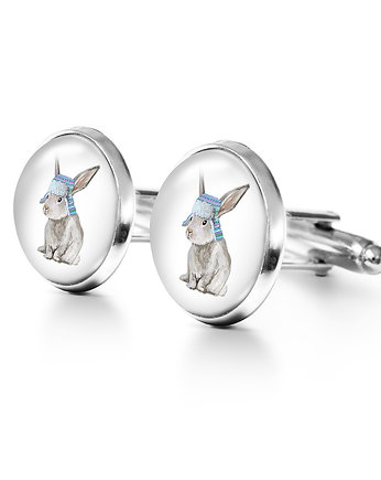 Zając - spinki do mankietów, yenoo