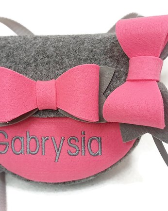 Mała torebeczka z imieniem plus opaska, Made by Joan