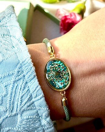 Bransoletka Dzika Marchew na Szmaragdzie, Frant Art Jewellery