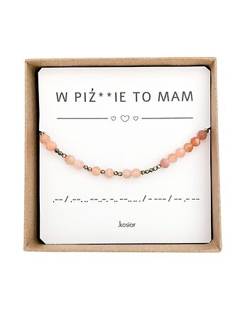 W pi*dzie to mam Bransoletka z alfabetem Morse, karolina kosior