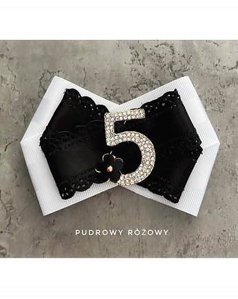 Brosza w hołdzie Coco nr 5 NEW Ikona Stylu, Pudrowy Różowy