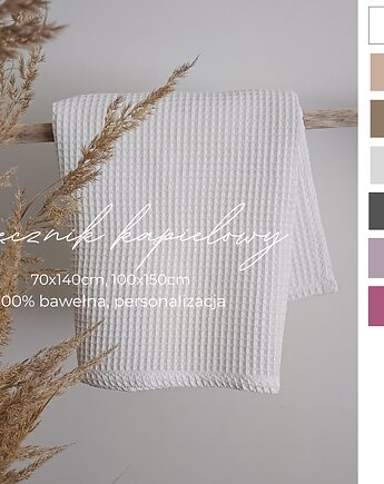 Ręcznik kąpielowy bawełniany personalizowany różne kolory, Little Angels