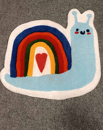 Ślimaczek, kolorowy dywan dla dzieci, Cotton Carpet