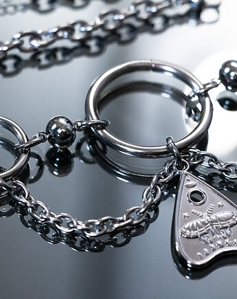 Choker tabliczka ouija * stal nierdzewna * witchcore * goth *, youcore.exe