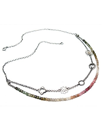 Turmaliny ombre vol. 4  naszyjnik, Katia i krokodyl