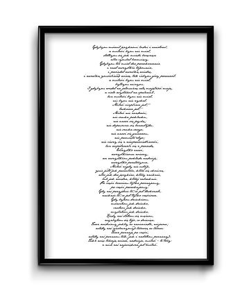 Plakat Hymn o Miłości , Bury Lis