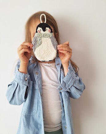 Pingwin Zawieszka do Pokoju Dziecka, Świąteczna Ozdoba, Nataly Atelier