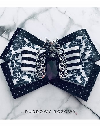 Lawendowo - Szampańska Brosza z Owadem, Pudrowy Różowy
