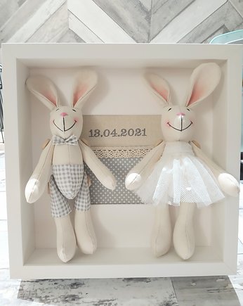 Prezent Dodatek na ślub Króliki, LalaShop