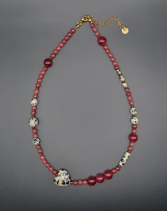 Choker z granatu i jaspisu dalmatyńskiego, Messme