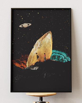 Plakat Gdzie Ja jestem? - Kolaż Fine Art, DAPIDOKA