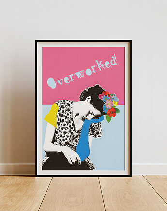 Plakat - Overworked, Harry Monkey
