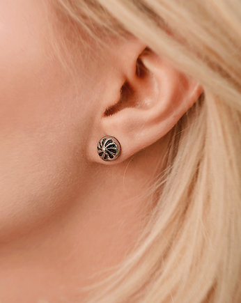 Kolczyki srebrne dim sum, Hetman Jewelry