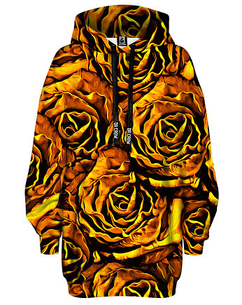 Bluza Oversize Tunika DR.CROW Gold Roses, DrCrow