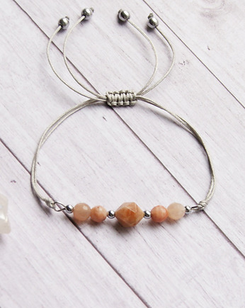 Amulet - energia, optymizm -  kamień słoneczny, kaktusia