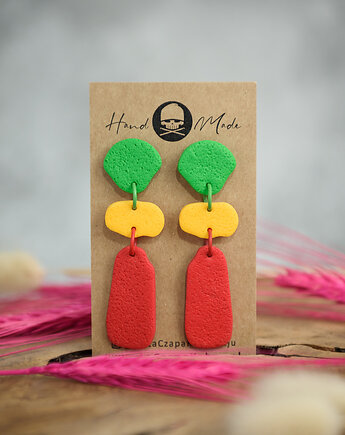 Kolczyki Tamara - rasta, LaCzapaKabra.biju