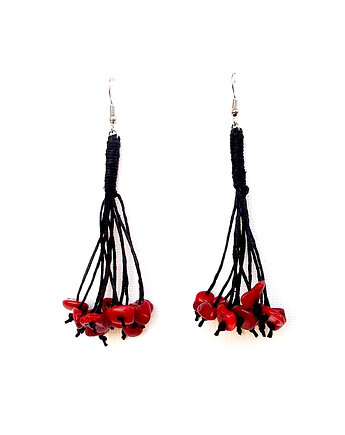 Koral kolczyki Nature, galeria nuit