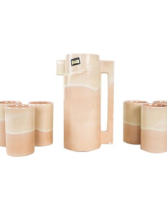 Zestaw ceramiczny, włoski design, lata 60, produkcja: Ceramiche SIC, Przetwory design