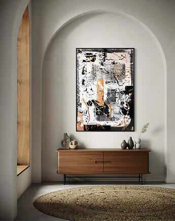 Obraz "Rytm kontrastu" 90x130, Anna Maria Majkutewicz