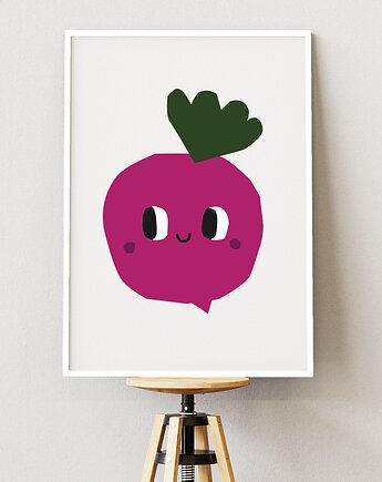 Miss Radish plakat, OSOBY - Prezent dla noworodka