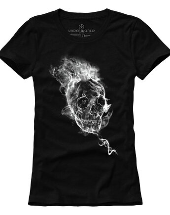 T-shirt damski UNDERWORLD Smoke Skull, UNDERWORLD