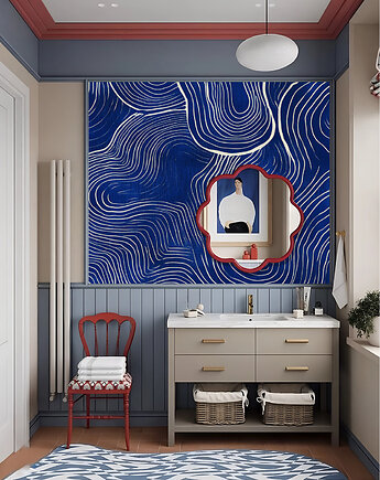 Tapeta -  Waves, Dekoracje PATKA Patrycja Kita