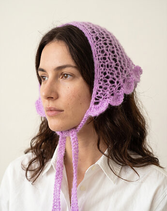 Lekka chusta z moheru fuksja, OTULIBABKI