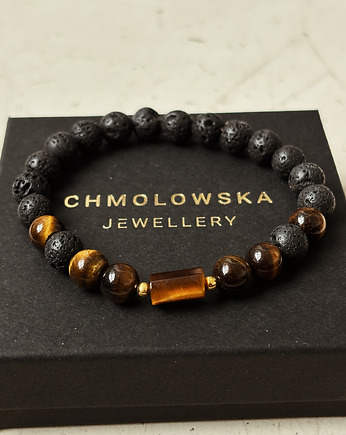 Bransoletka męska Tygrysie Oko, Chmolowska Jewellery