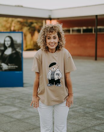 T-shirt oversize Louis Teddy dla mamy, BejbiStory