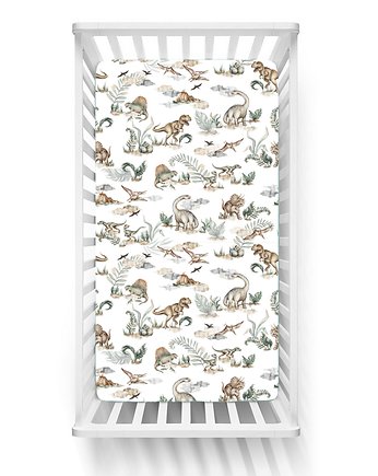 Prześcieradło DO ŁÓŻECZKA "Dino" 120X60, KOCYKOMANIA