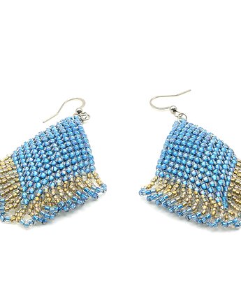 Błękitne Romby Golden Sky, Bead Wonderful