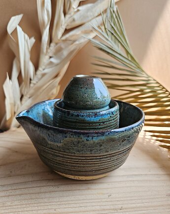 Zestaw do matchy "Ocean" (3 elementy), Czikita Ceramics