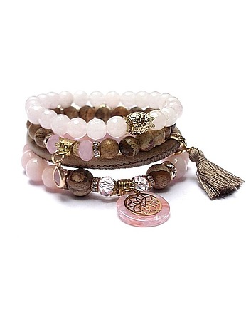 Pink and sand  /18-12-20/ set, KiKa pracownia