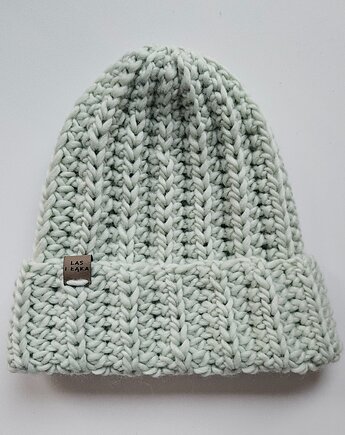 Czapka wełniana  pistacjowa, Las i Łąka