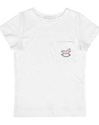 T-shirt dziecięcy Premium Logo Pudrowy róż, Cotton & Sweets
