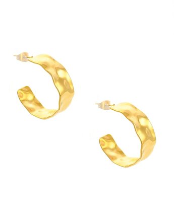 Kolczyki tłoczone półkoła, Kulka Bransoletki