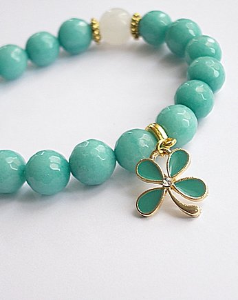 Turquoise flower - bransoletka, KiKa pracownia