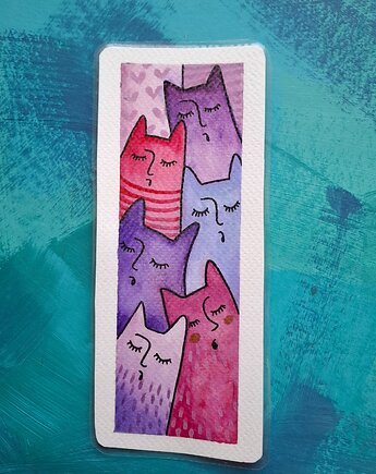 Zakładka do książki Kotki, ma.grafka